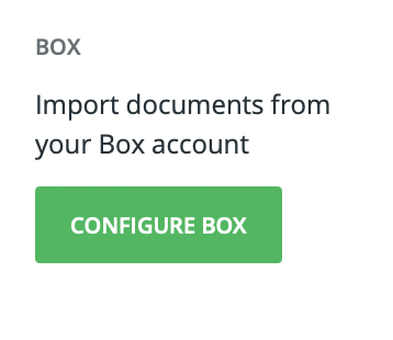 Configure Box